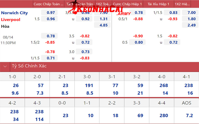 3 cuoc chap pho bien Cược chấp phổ biến cho kèo trên kèo dưới là gì?